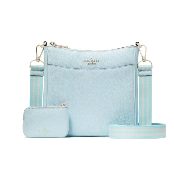 New Kate Spade Rosie Swing Pack Crossbody Pebble Leather Crisp Sky - Picture 1 of 5